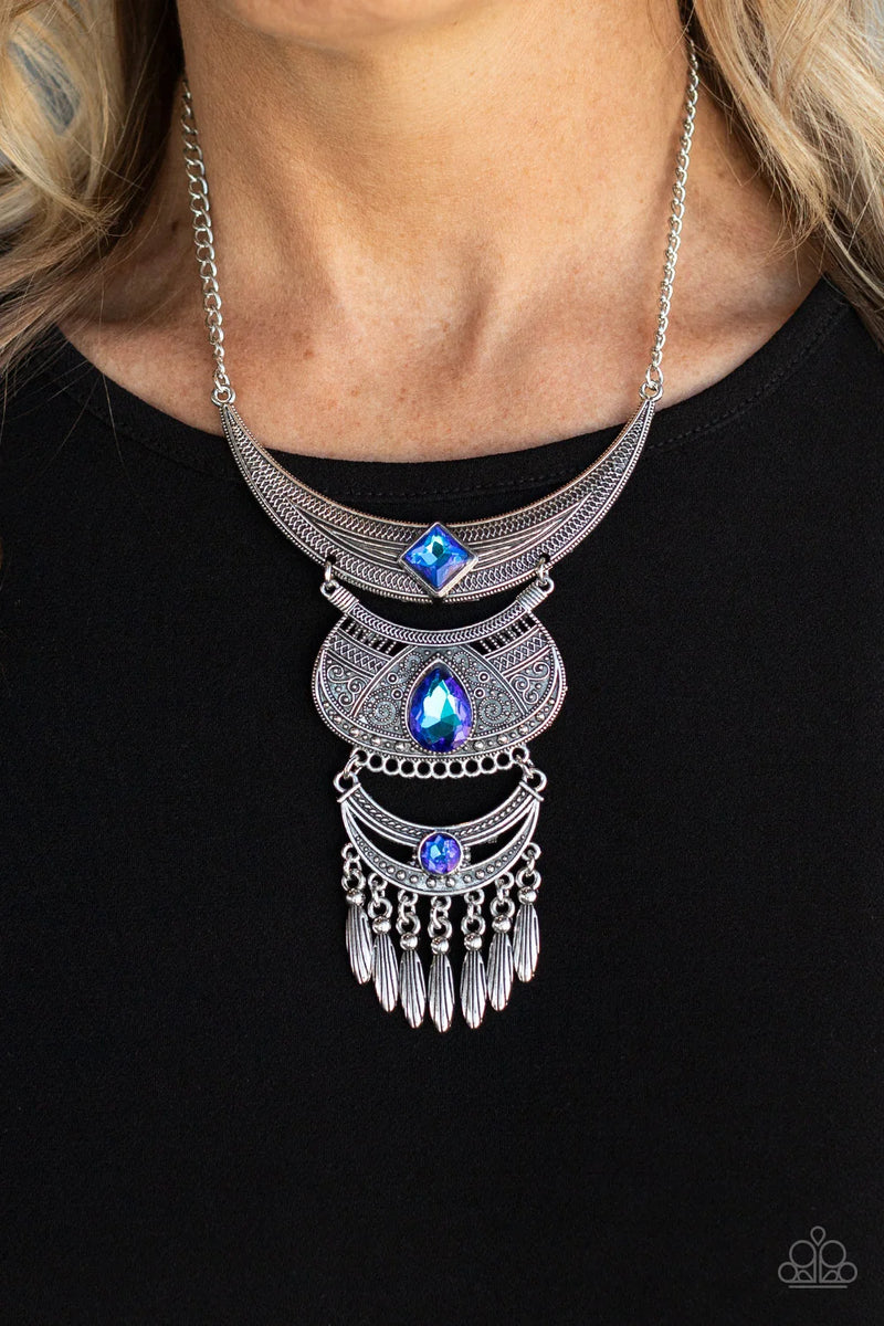 Lunar Enchantment - Blue - Necklace