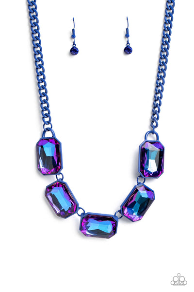 Emerald City Couture - Blue - Necklace