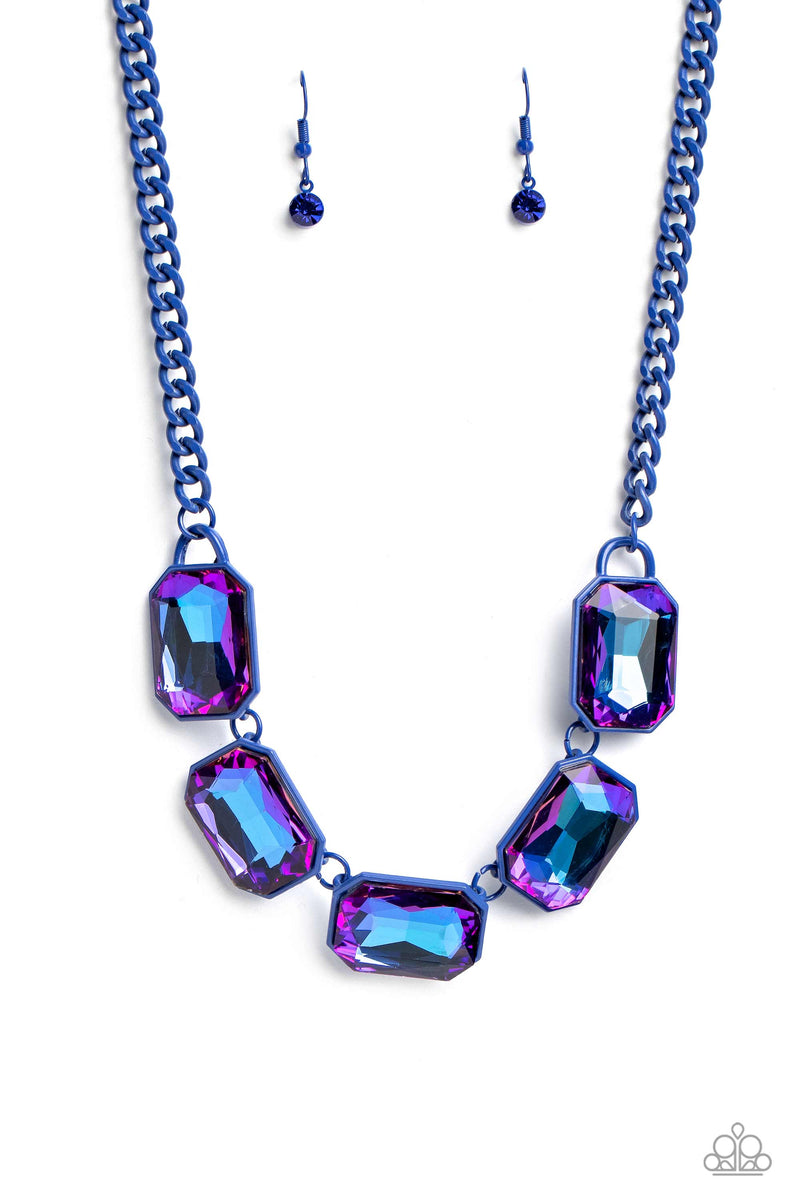 Emerald City Couture - Blue - Necklace