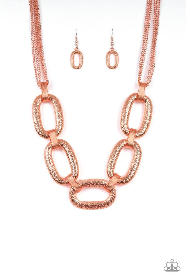 Take Charge - Copper - Necklace