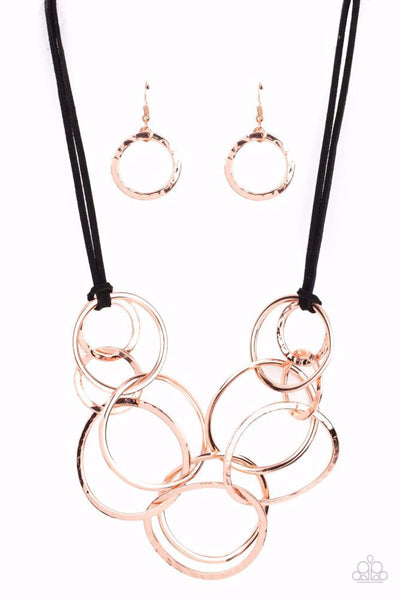 Spiraling Out of COUTURE - Copper - Necklace