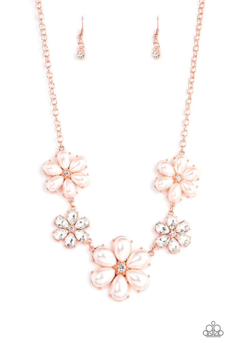 Fiercely Flowering - Copper - Necklace