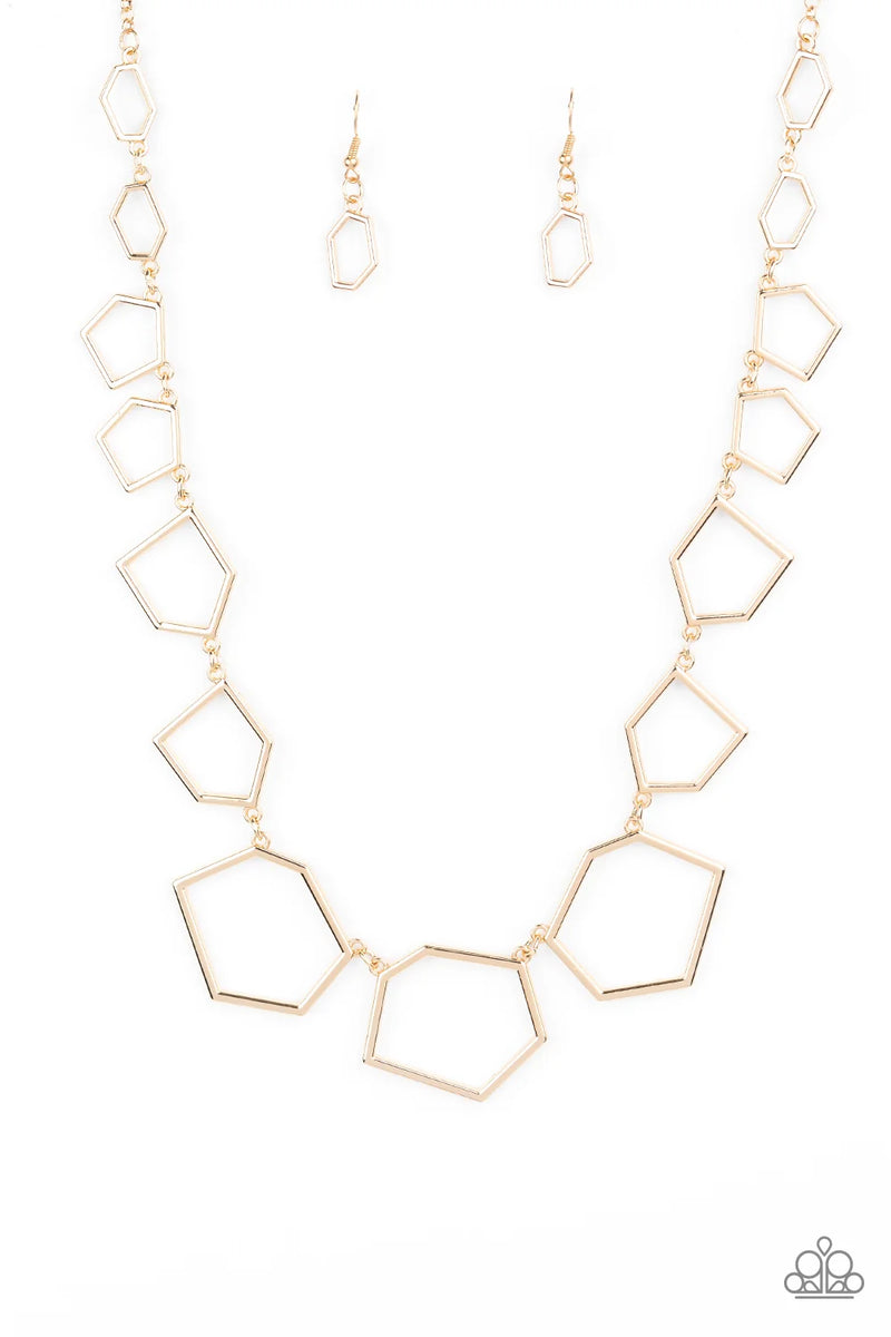 Full Frame Fashion - Gold - Necklace