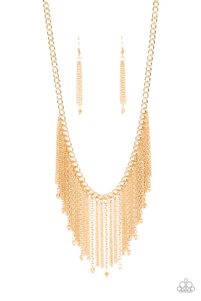 Cue The Fireworks - Gold - Necklace