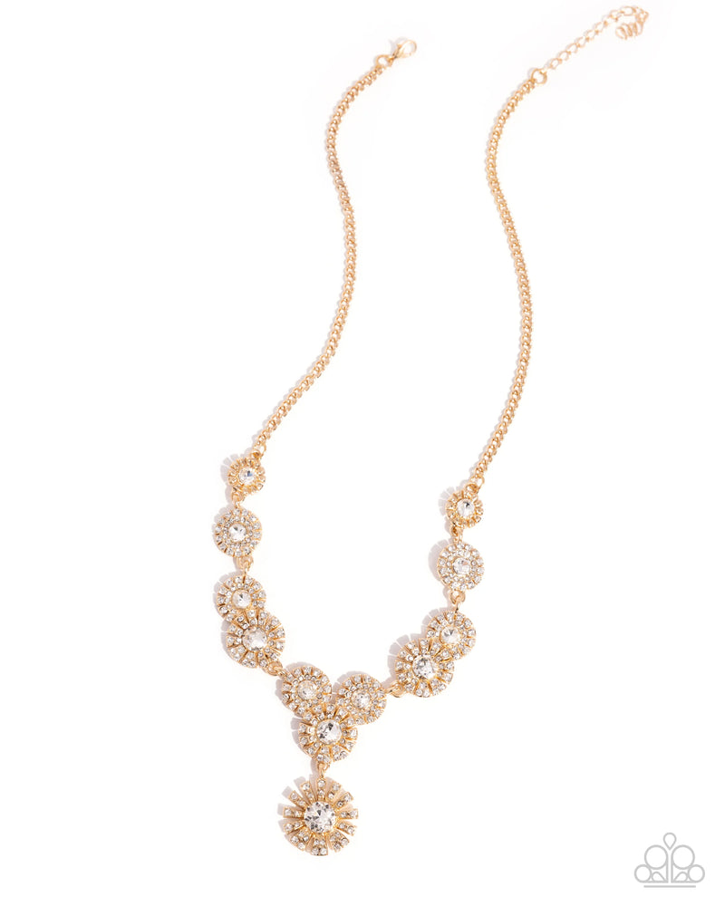 Sunburst Selfie - Gold - Necklace