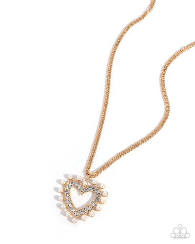 Perfectly Prim - Gold - Necklace