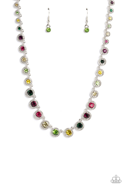 Kaleidoscope Charm - Multi - Necklace
