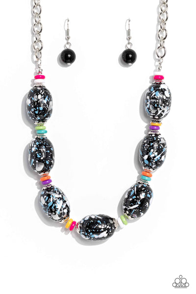 No Laughing SPLATTER - Multi - Necklace