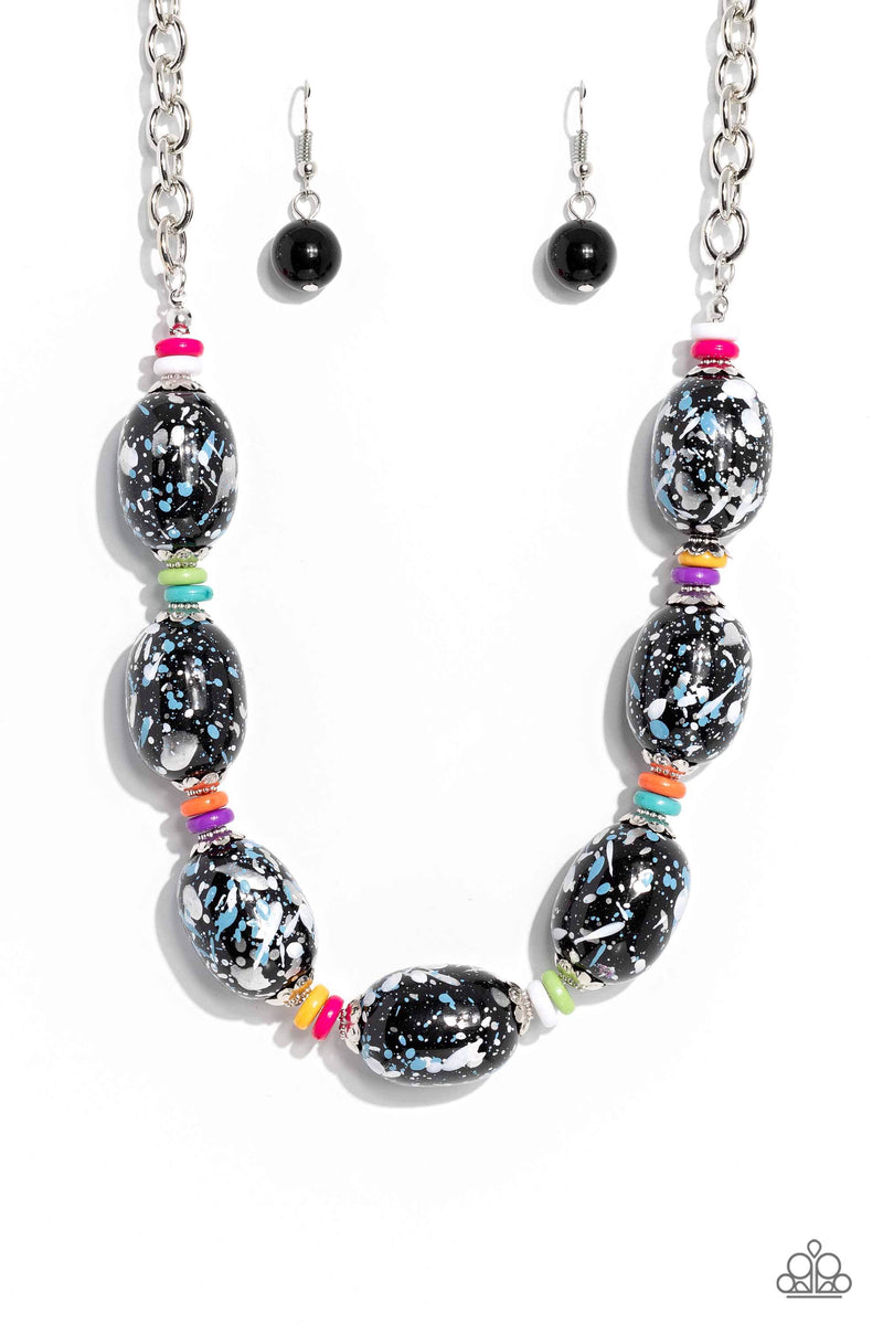 No Laughing SPLATTER - Multi - Necklace