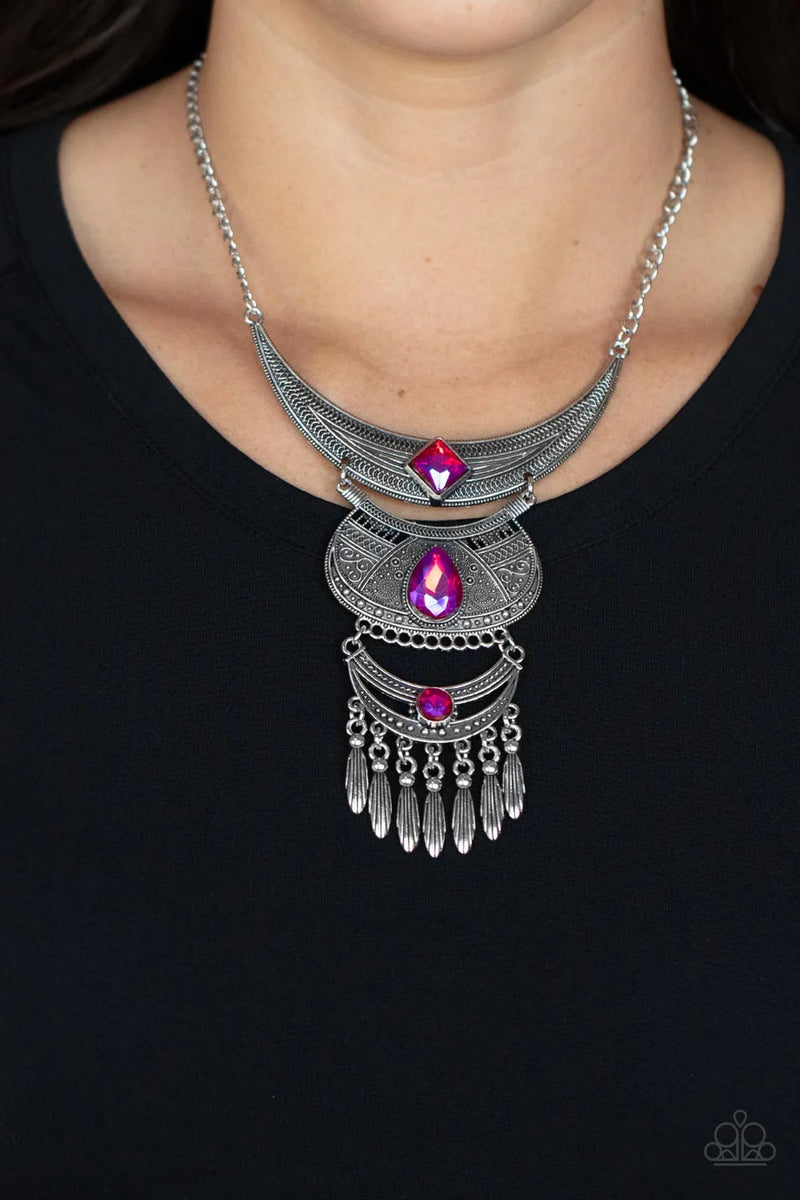 Lunar Enchantment - Pink - Necklace