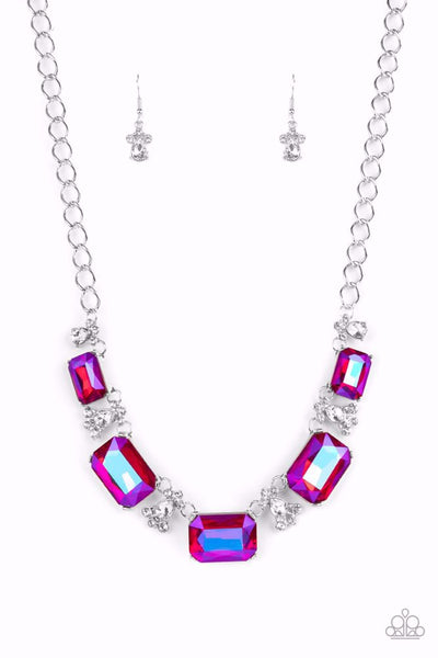 Flawlessly Famous - Pink - Necklace