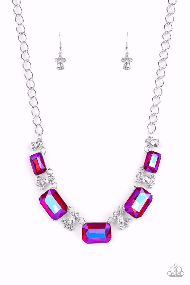 Flawlessly Famous - Pink - Necklace