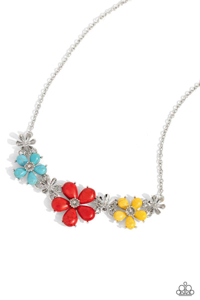 Growing Garland - Red - Necklace