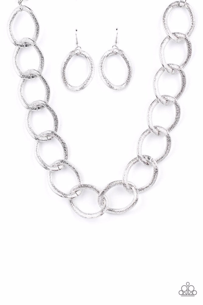 Industrial Intimidation - Silver - Necklace