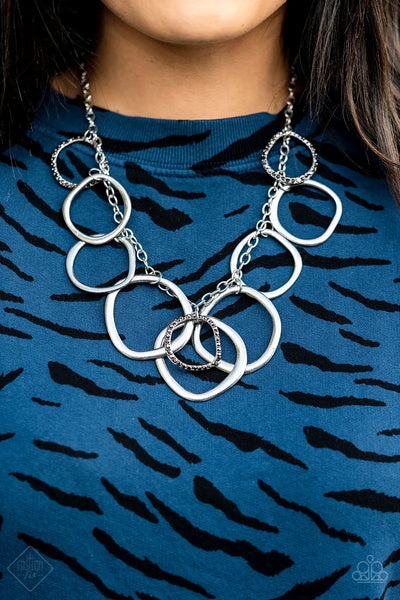 Dizzy With Desire - Silver - Necklace