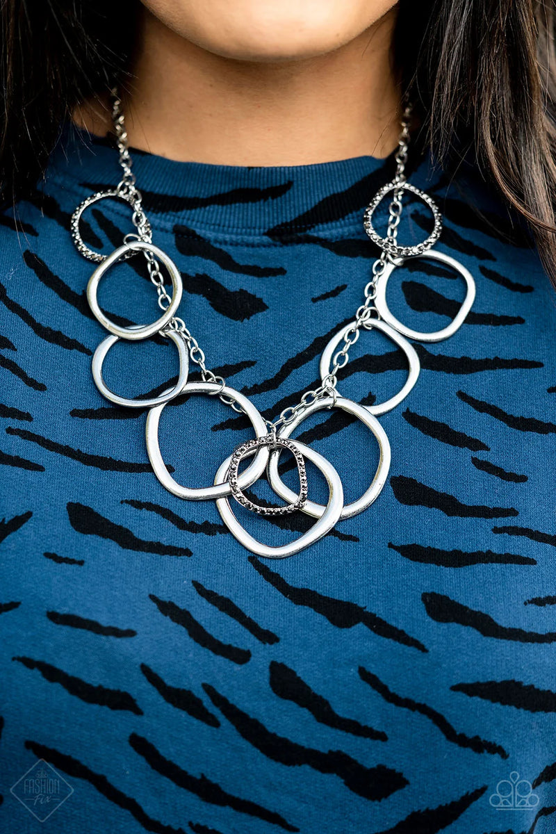 Dizzy With Desire - Silver - Necklace
