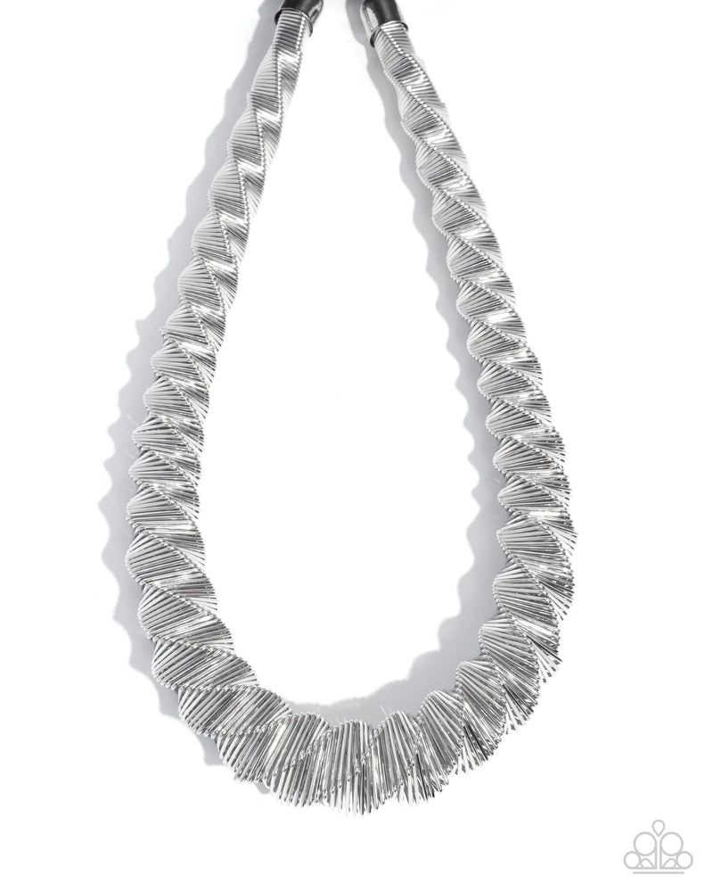 Candescent Coils - Silver - Necklace
