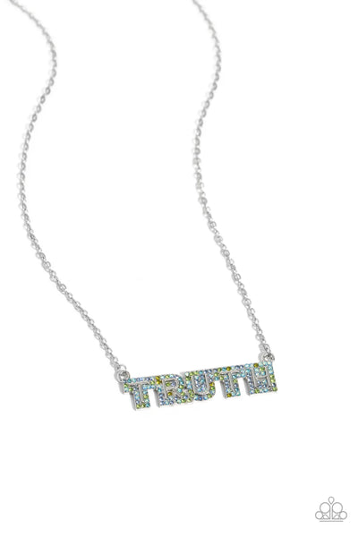 Truth Trinket - Blue - Necklace