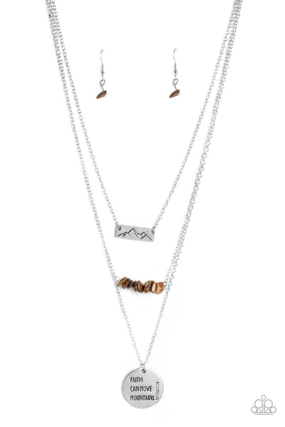 Miracle Mountains - Brown - Necklace