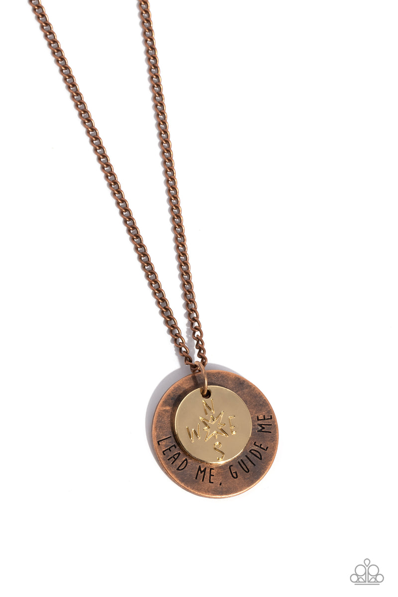 Gilded Guide - Copper - Necklace