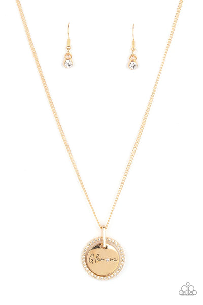 Glam-ma Glamorous - Gold - Necklace