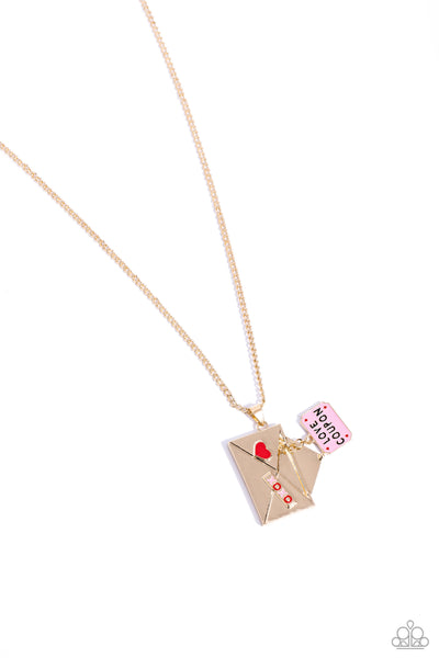 Love Coupon - Gold - Necklace