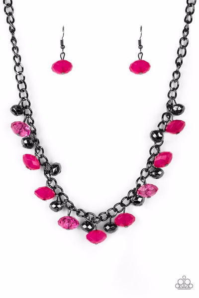 Runway Rebel - Pink - Necklace