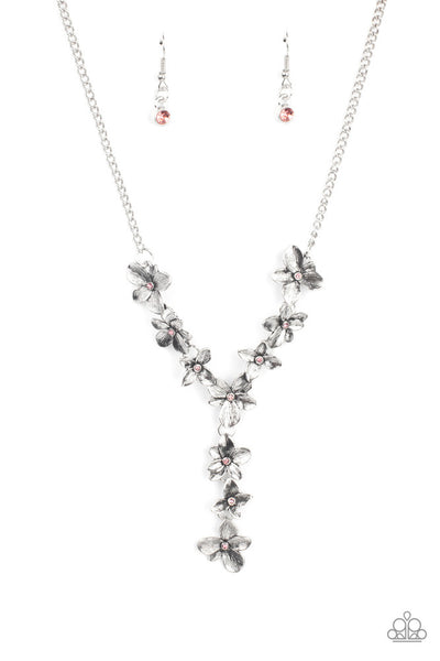 Fairytale Meadow - Pink - Necklace