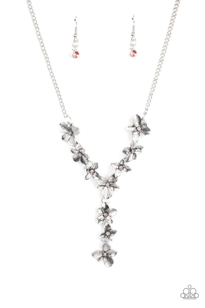 Fairytale Meadow - Pink - Necklace