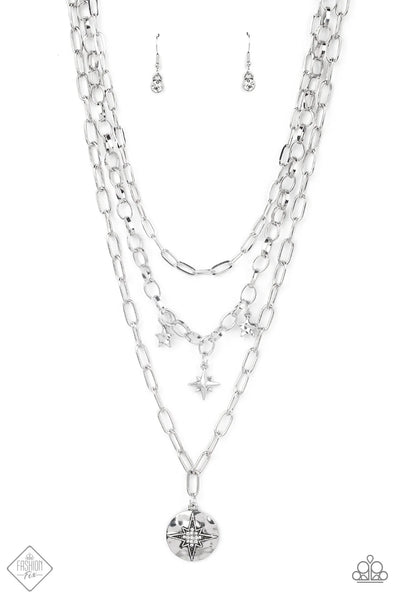 Under the Northern Lights - White - Necklace