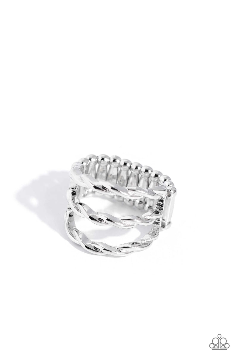 Corded Command - Silver - Ring