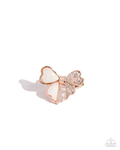 BOW-stopper - Rose Gold - Ring