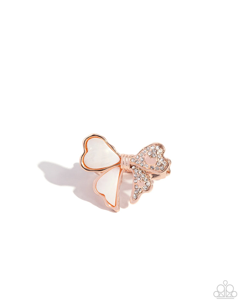 BOW-stopper - Rose Gold - Ring