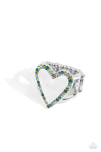 Smitten Shimmer - Green - Ring