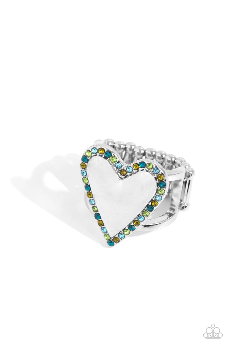 Smitten Shimmer - Green - Ring