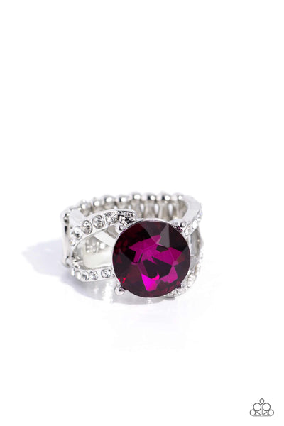 Scintillating Swirl - Pink - Ring