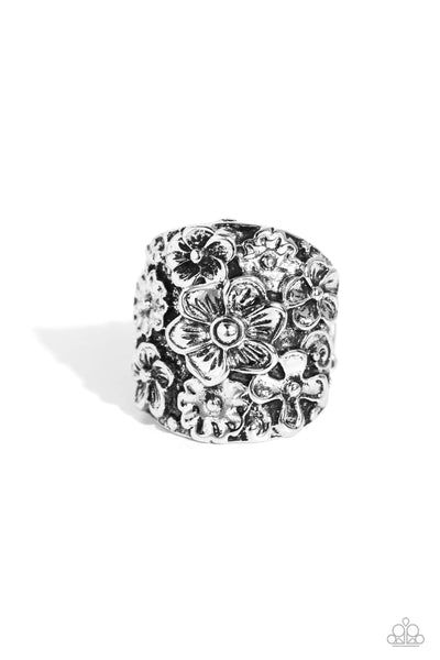 Burnished Bouquet - Silver - Ring