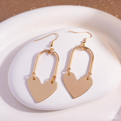 Lady Locket - Gold - Earring