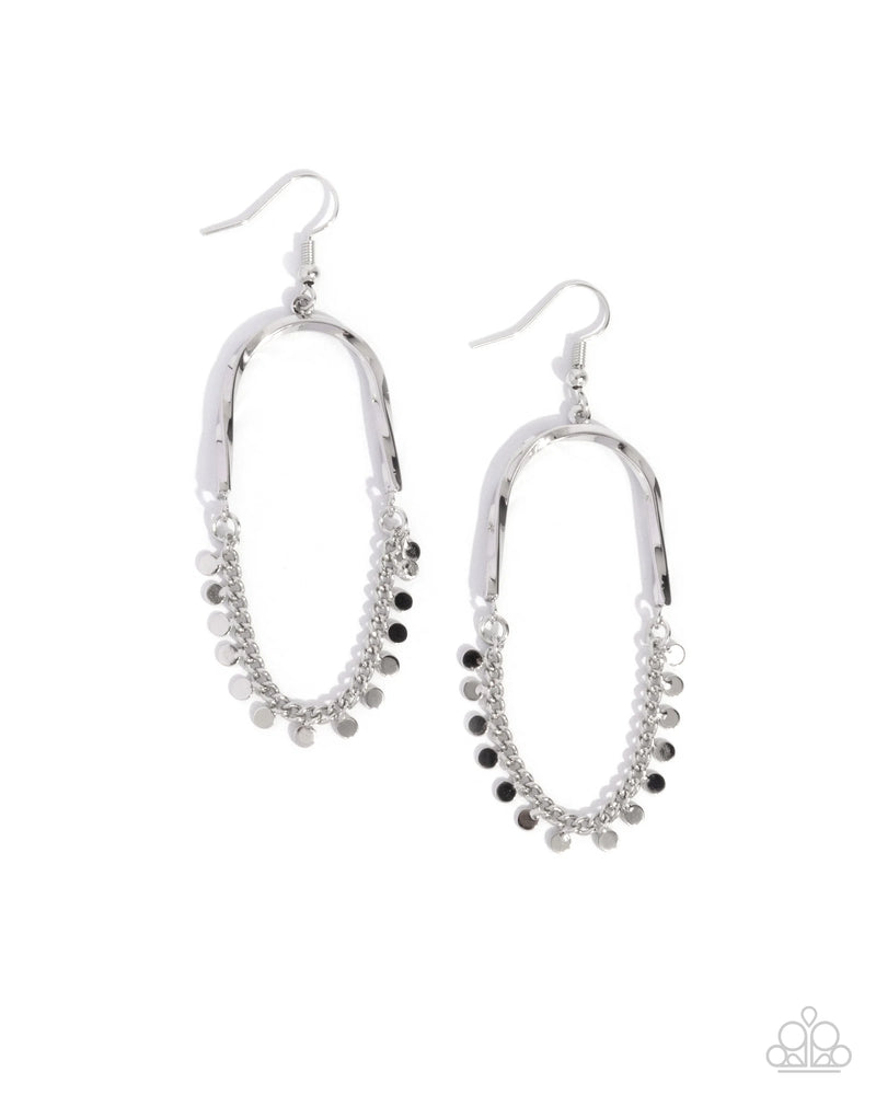 Forever Fringe - Silver - Earring