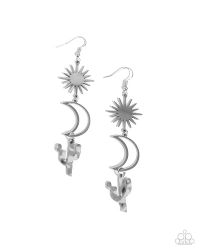 Wishfully Western - Silver - Earring