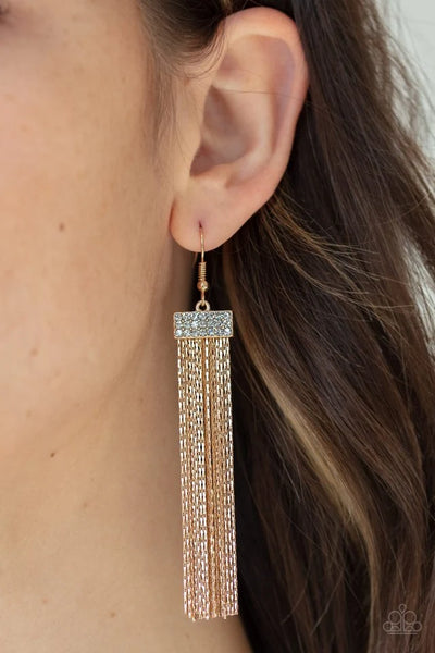 Twinkling Tapestry - Gold - Earring