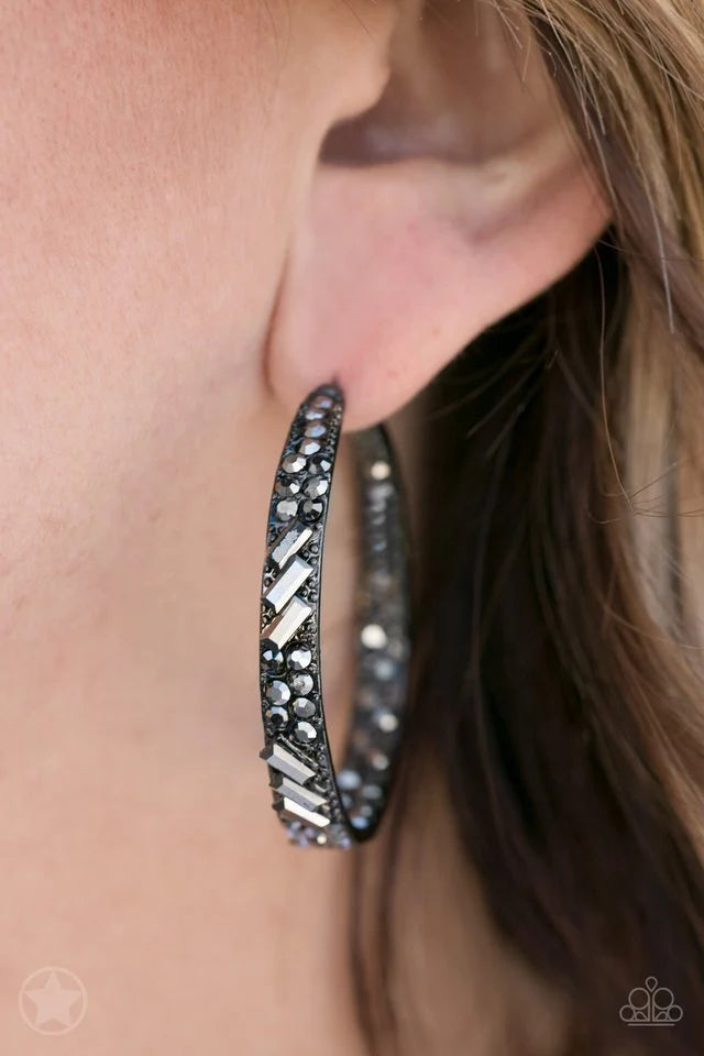 GLITZY By Association - Black - Earring
