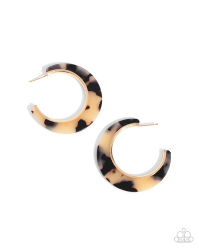 Patterned Promotion - Brown - Earring
