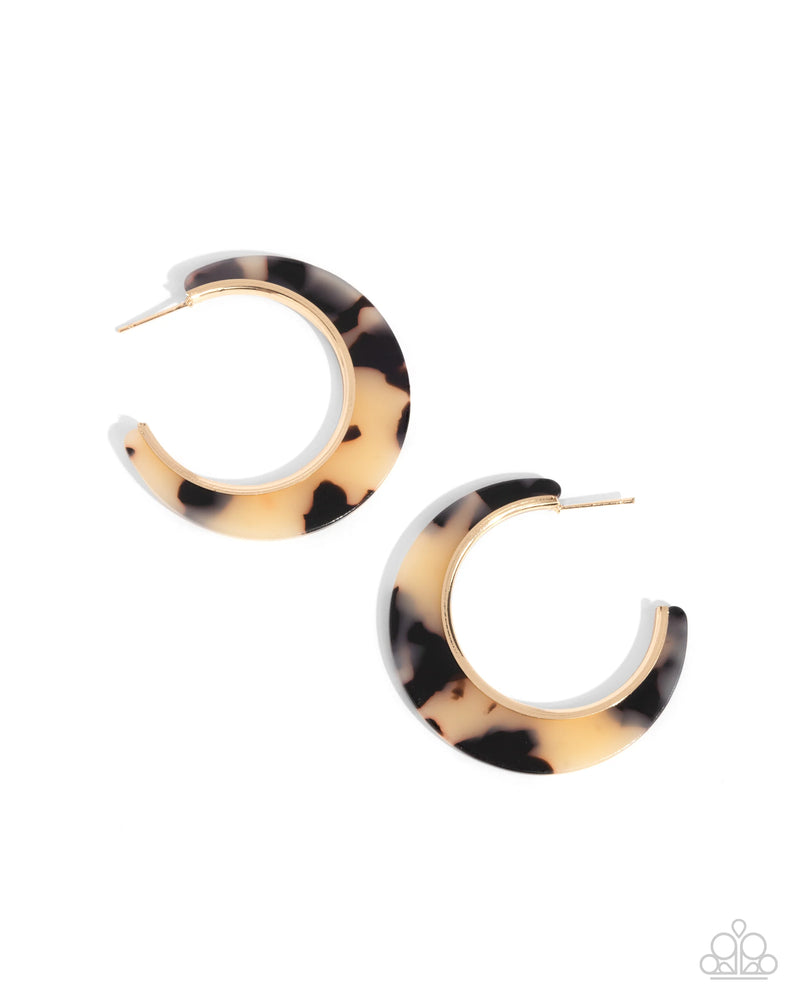 Patterned Promotion - Brown - Earring