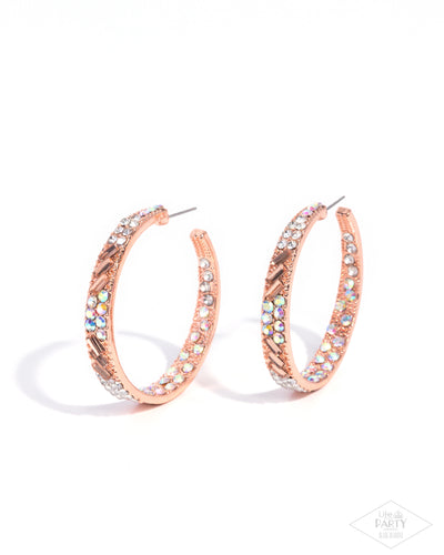 Glitzy by Association - Copper - Earring