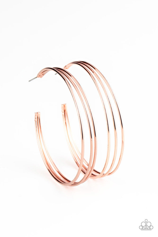 Rimmed Radiance - Copper - Earring