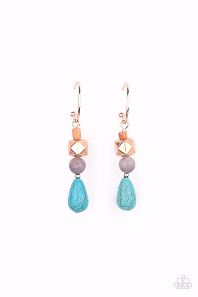 Boulevard Stroll - Copper - Earring