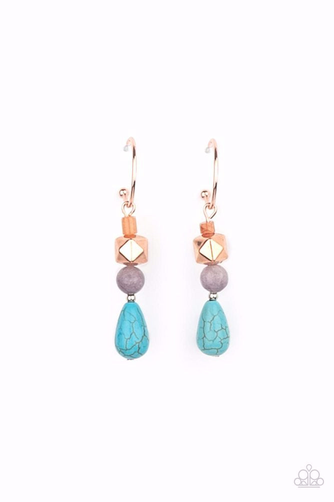 Boulevard Stroll - Copper - Earring