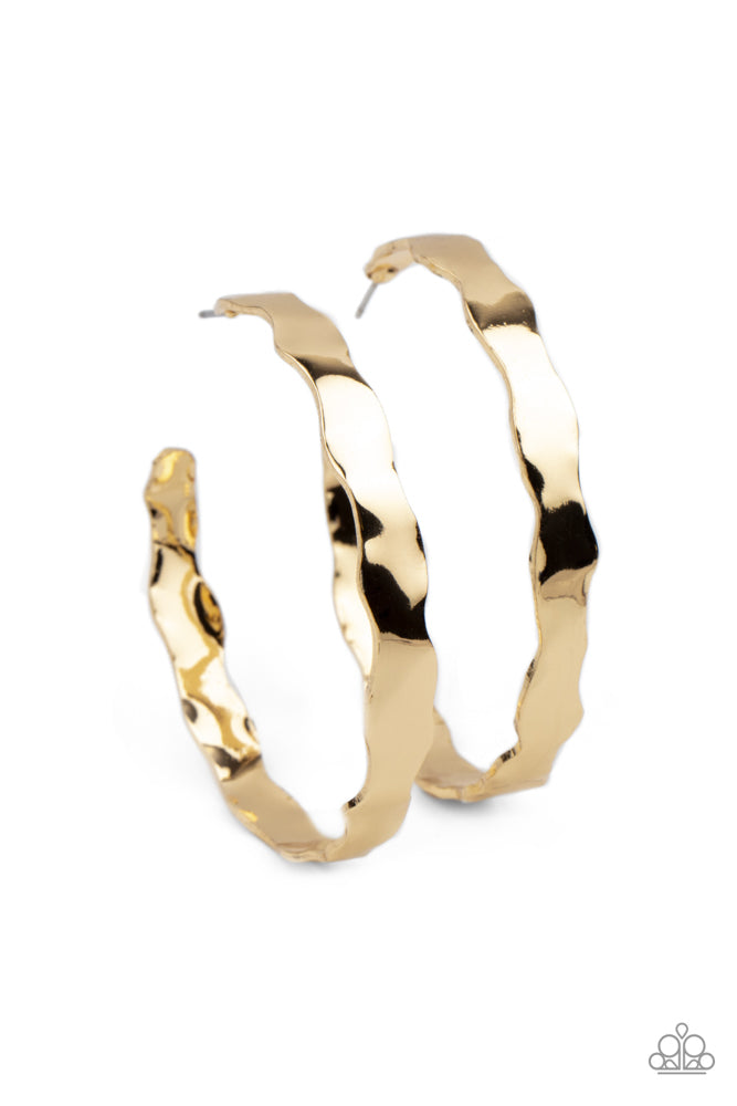 Exhilarated Edge - Gold - Earring