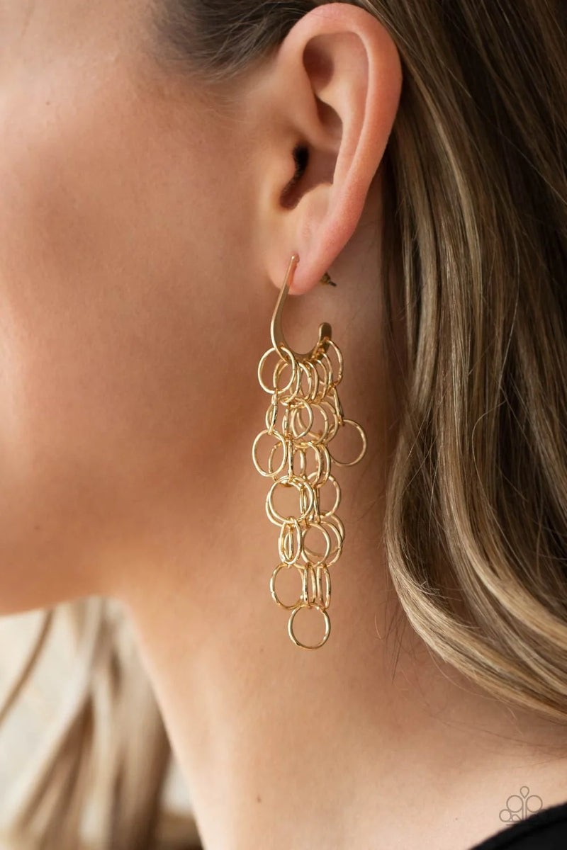 Long Live The Rebels - Gold - Earring